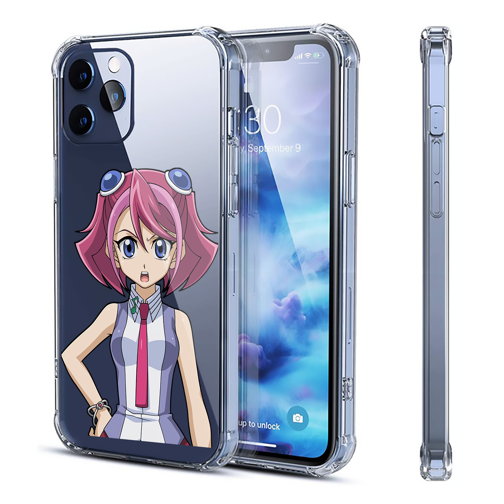 （画像用） 遊☆戯☆王 Yu-Gi-Oh! 【iPhone 12シリーズ対応】透明スマホケース（クリアソフトケース）
